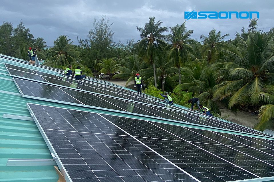 共建绿色“一带一起” | 9999js金沙老品牌为马尔代夫提供10MW“光-储-柴”微电网系统